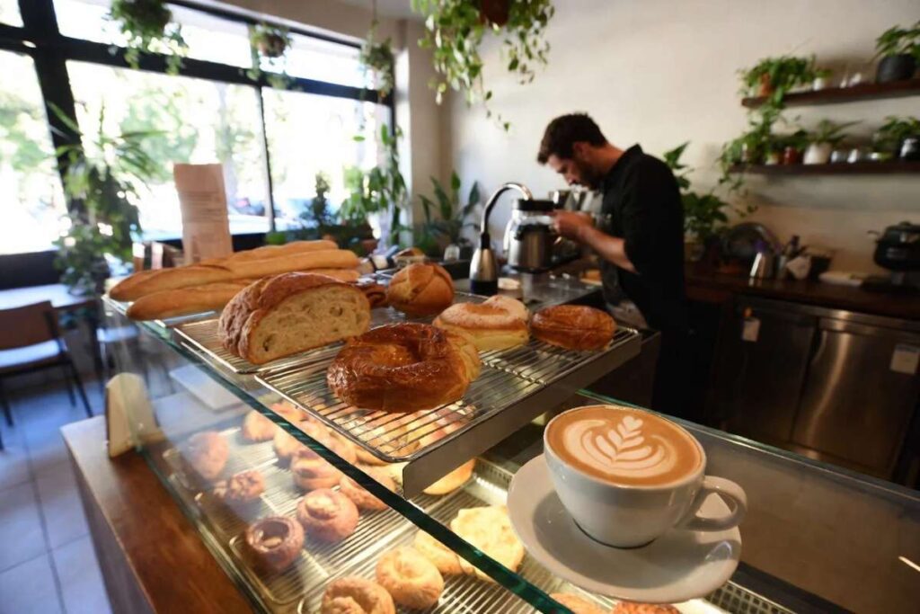 Artisanal pastries and elaborate latte art