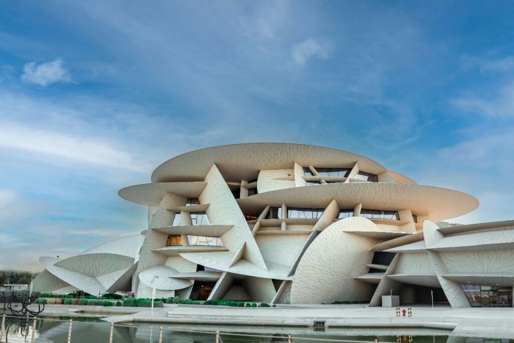 National Museum of Qatar desert rose Jean Nouvel architecture Doha 2026