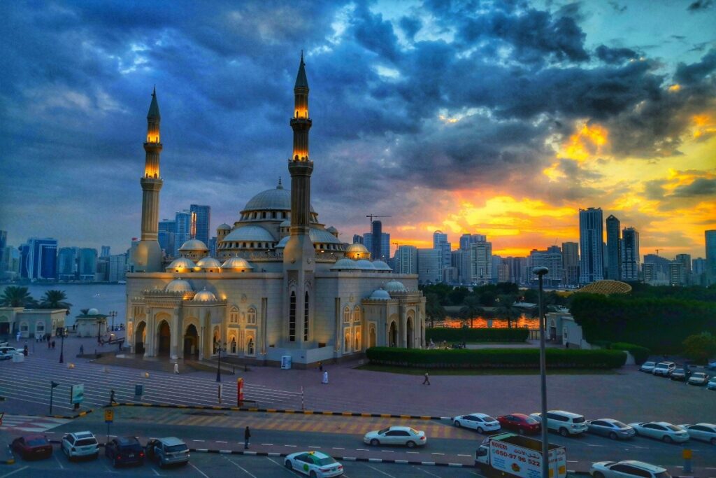 6. Al Noor Mosque, Khalid Lagoon