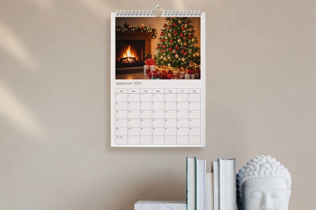 1. Personalised A4 Photo Wall Calendar (2027) – Best For Families, Parents, and Grandparents
