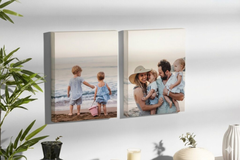 3. Canvas Print (Fade-Proof Latex Inks, Multiple Sizes) – Best For a Permanent Anniversary Wall Statement Backed by Commercial Print Technology