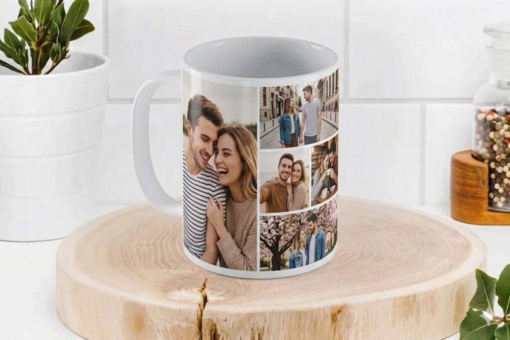 3. Personalised Photo Mug (Standard, Collage, and Magic Heat-Reveal) – Best For a Daily-Use Romantic Gift That Costs Under £10