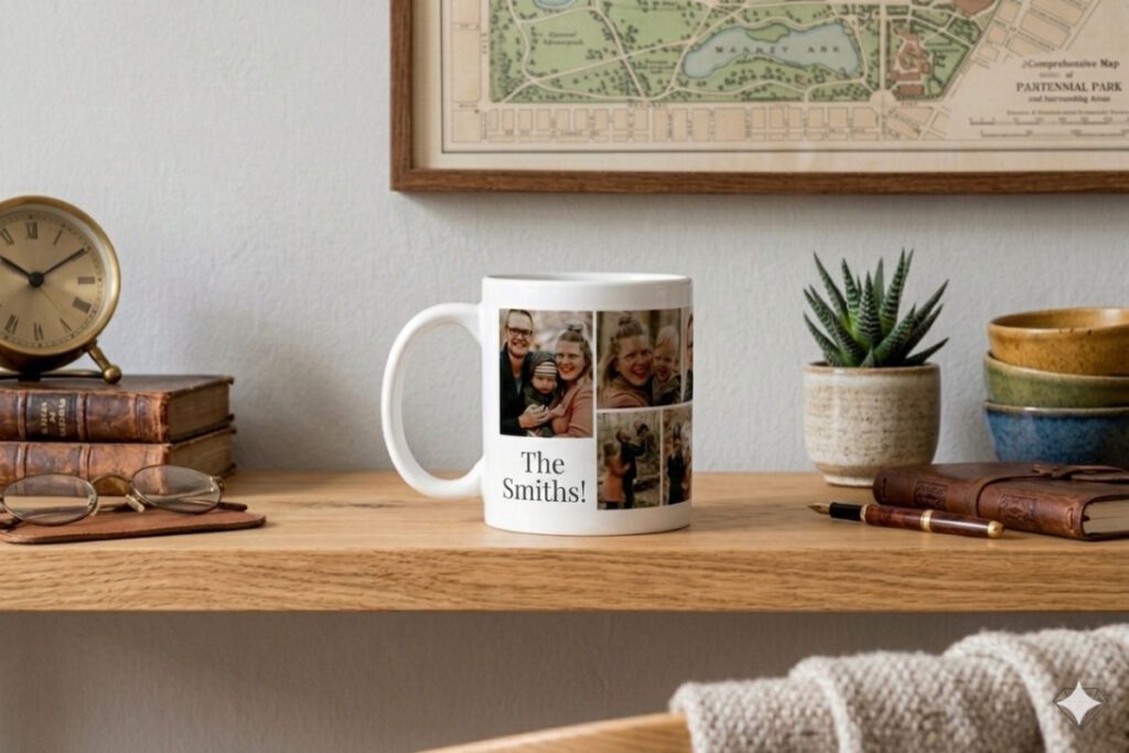 4. Personalised Photo Mug – Best For a New Year Daily-Presence Gift That Costs Under £20