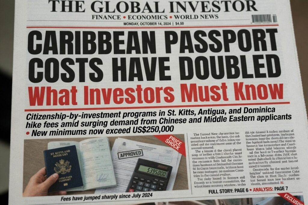 Caribbean Passport Costs Have Doubled What Investors Must Know