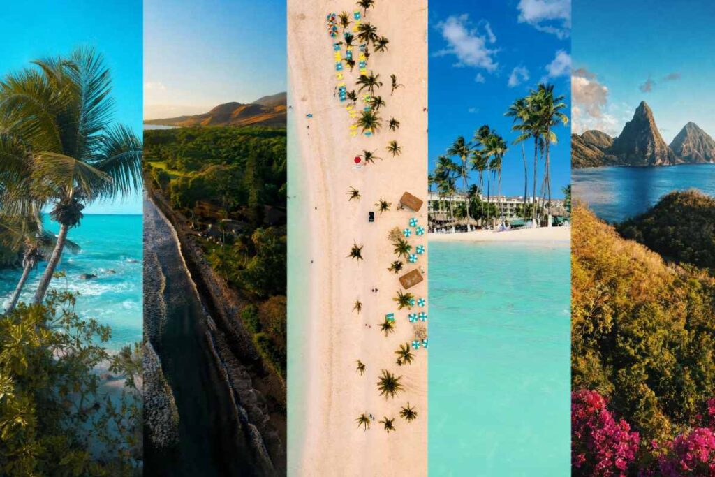St. Lucia, Aruba, The Bahamas, Maui, Seychelles