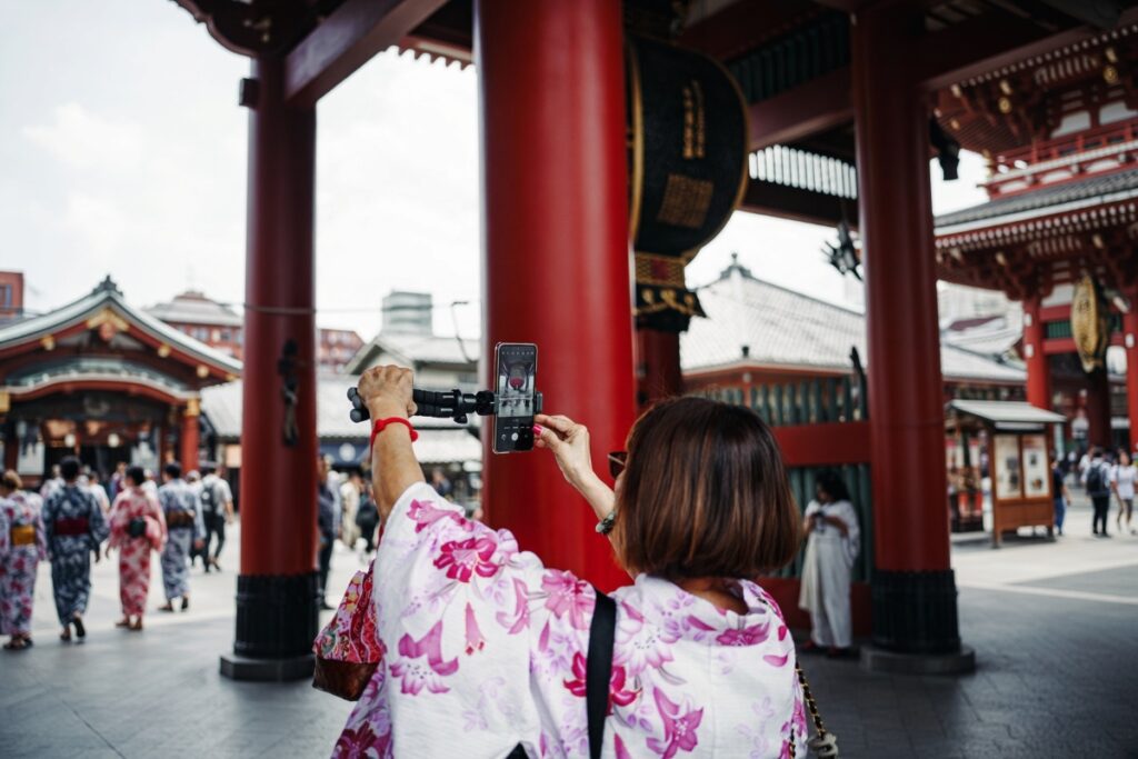 Using Selfie Sticks
