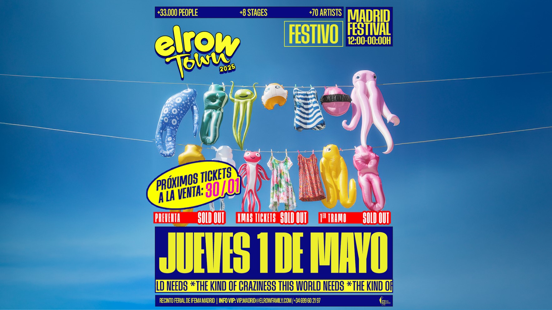 Elrow Town Madrid 2025