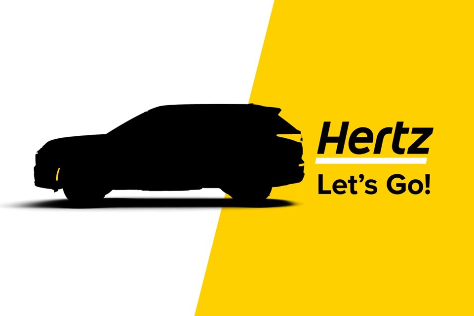 Hertz Car Rental SUV at airport