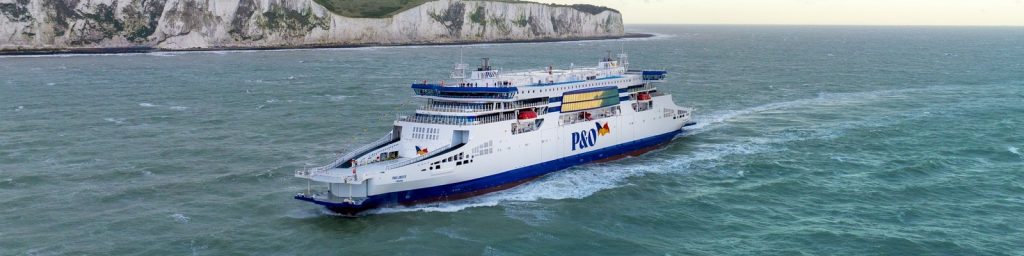 P&O Ferries Travel ship at sea