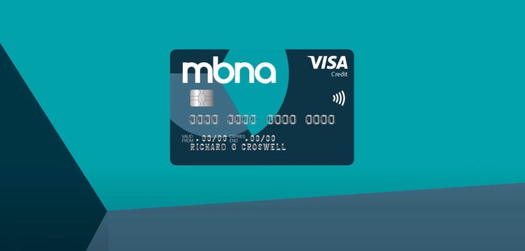 MBNA Travel Card in wallet