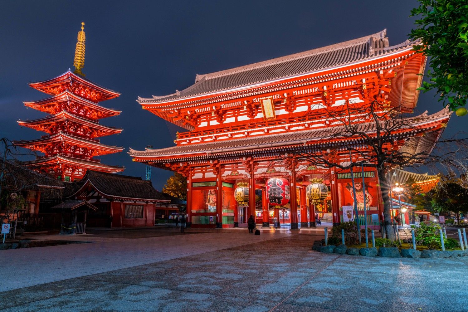 Senso-ji temple in Tokyo, Japan Cultural