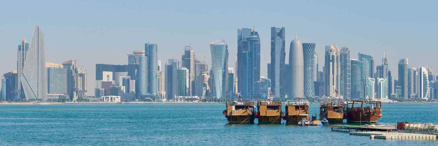 Doha travel guide shot of The Pearl-Qatar