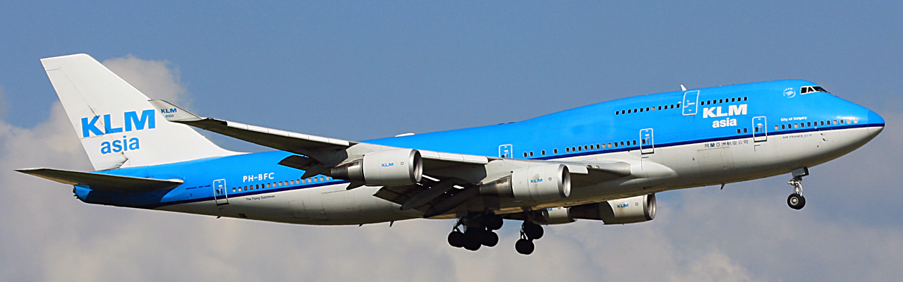 Boeing 747-400 Combi in KLM Asia