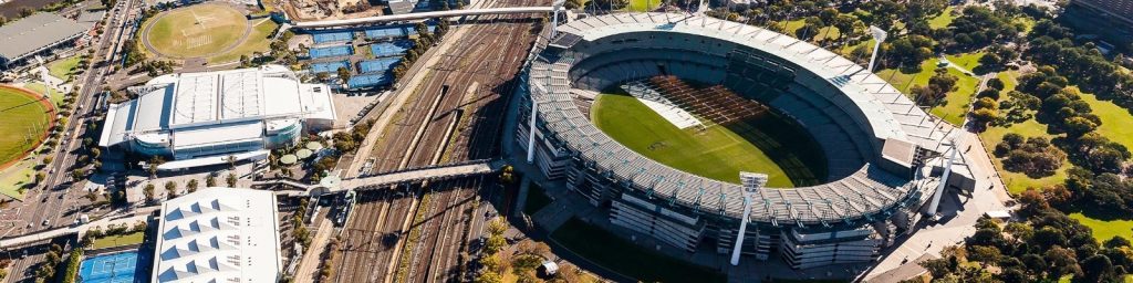Melbourne travel guide view of MCG stadium