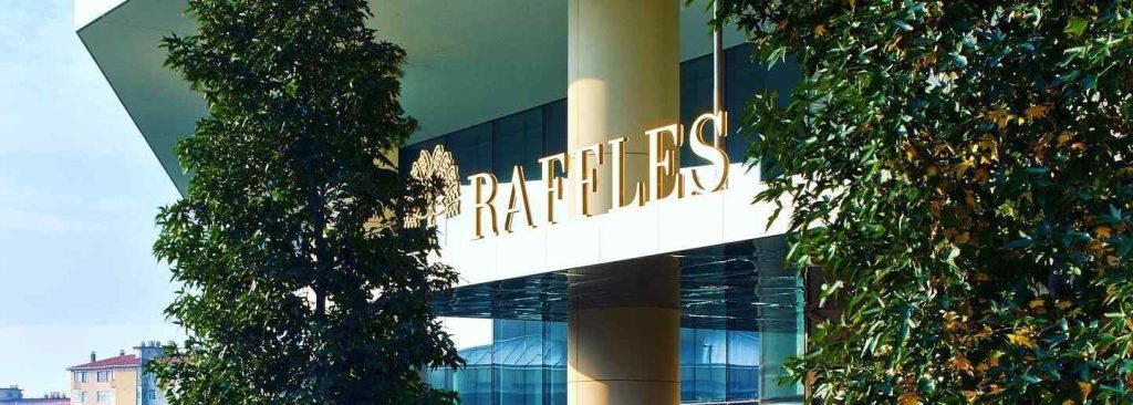 Raffles Istanbul luxury suite with Bosphorus view