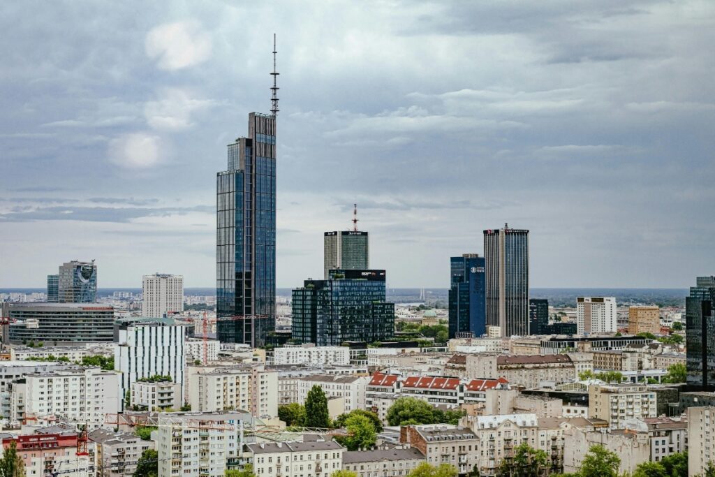 Varso Tower Highline Warsaw observation deck panoramic view Poland 2026