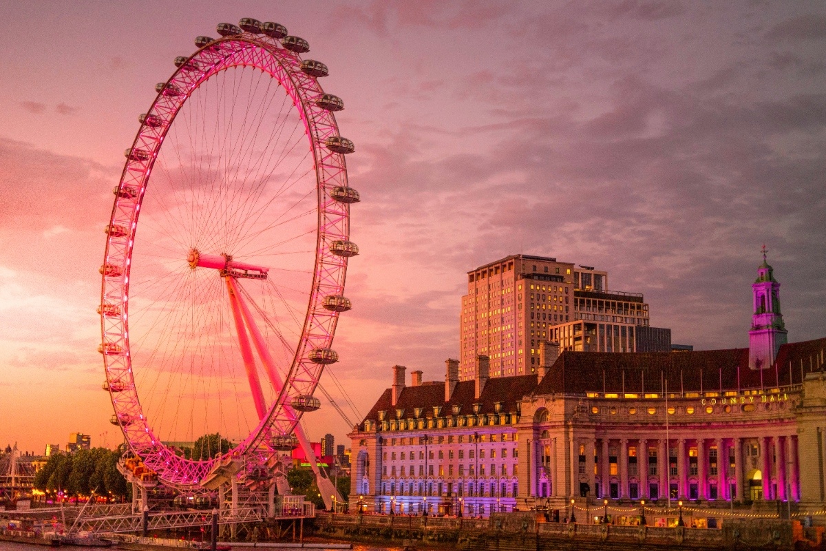 London Eye Sunset Weekly
