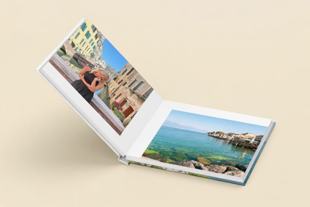 1. Premium Layflat Travel Photo Book – Best For Telling the Full Story of a Family Summer Holiday