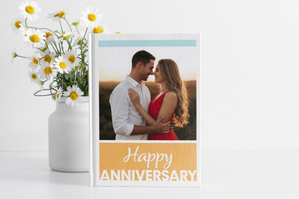 2. Hardcover Photo Book (A4, 20×20cm or Layflat Format) – Best For Preserving an Anniversary Narrative in Pages