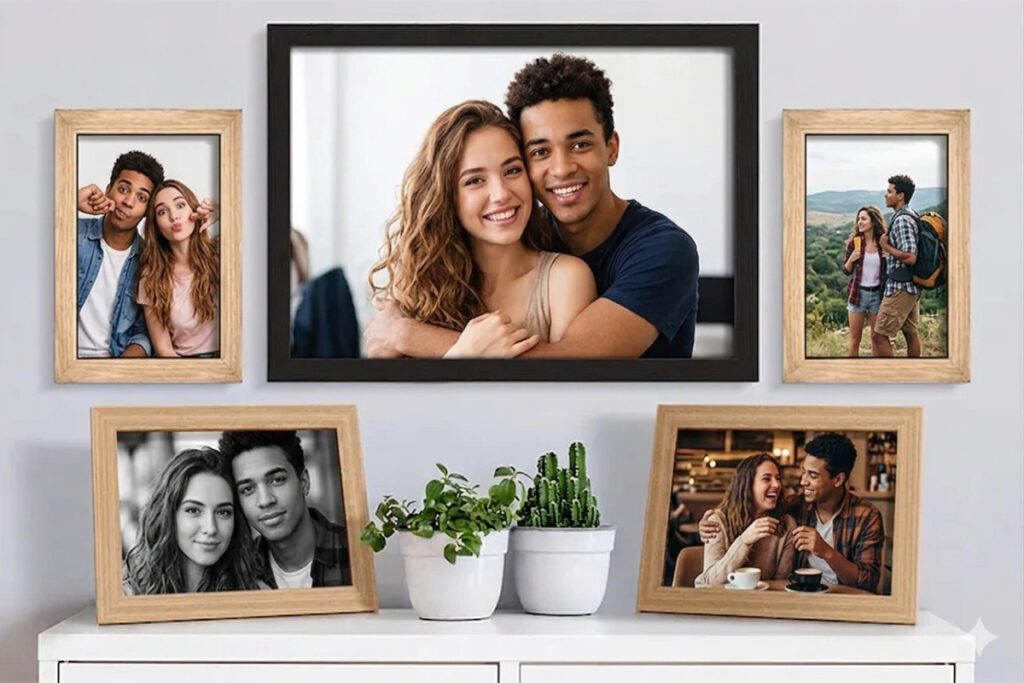 5. Personalised Framed Photo Print – Best For a Ready-to-Display Anniversary Wall Gift in a Presentation-Ready Format