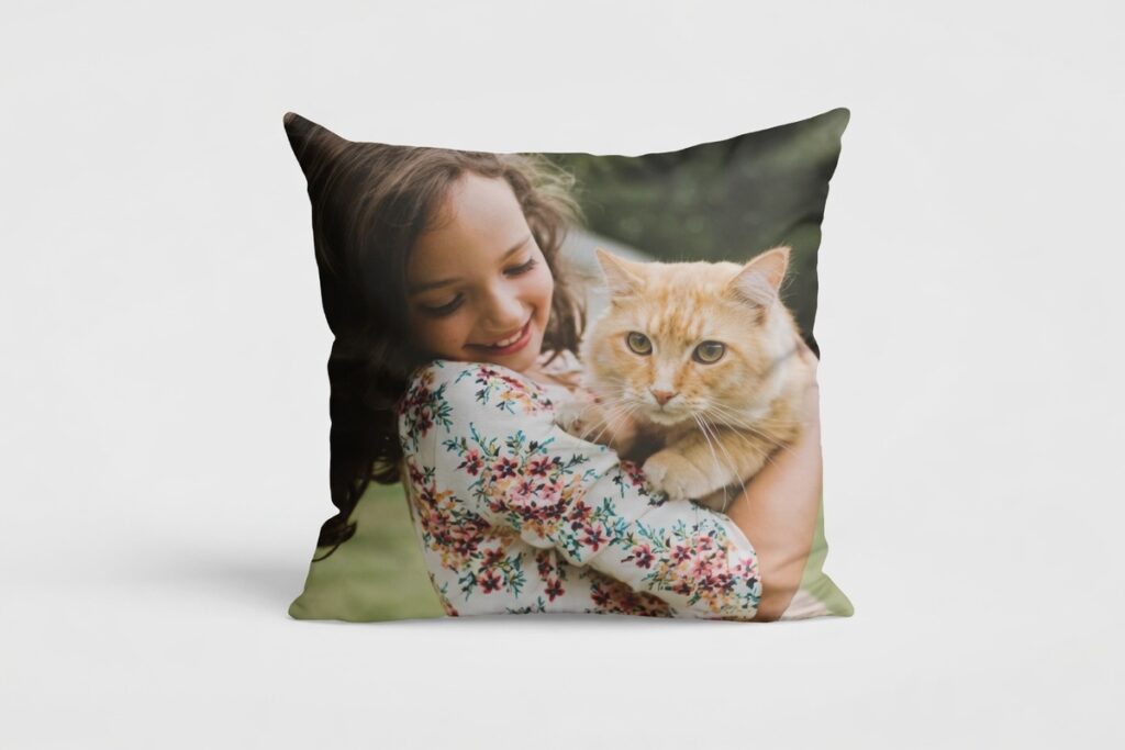 5. Personalised Photo Cushion – Best For a Soft, Daily-Presence Gift That Works Equally Well for Mums and Dads