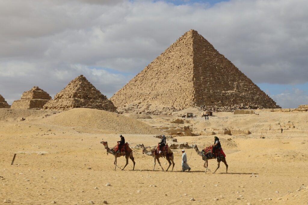 Pyramids of Giza Sunset Weekly