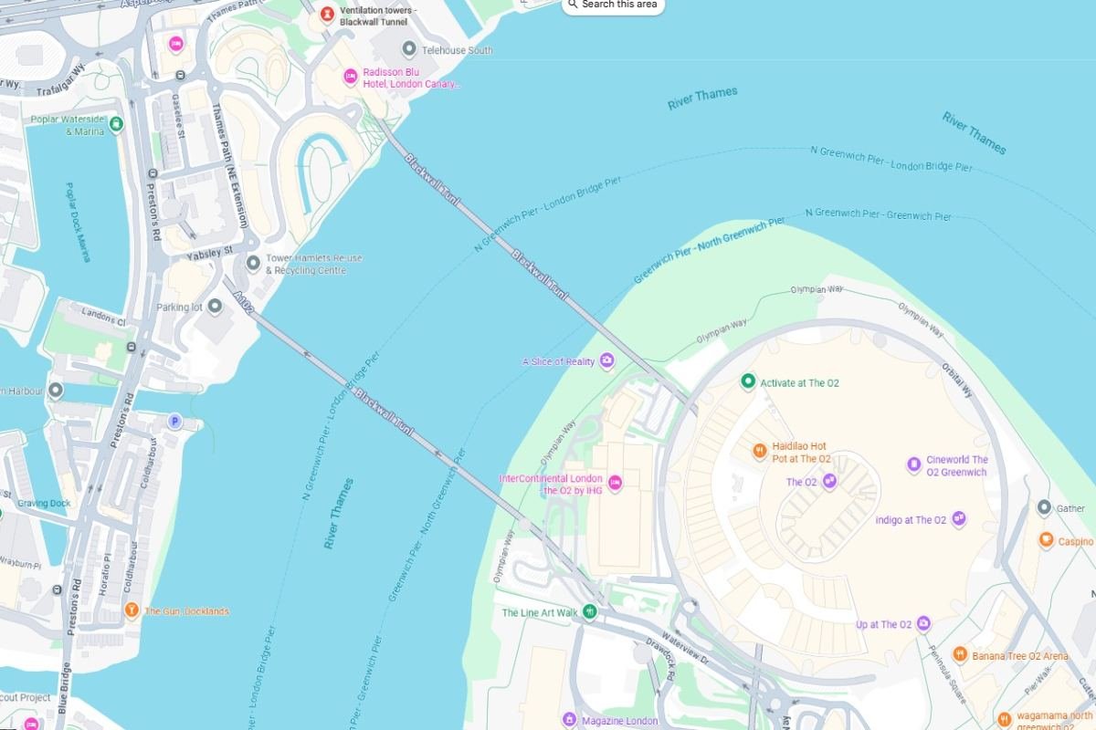 Blackwall and Silvertown Tunnel